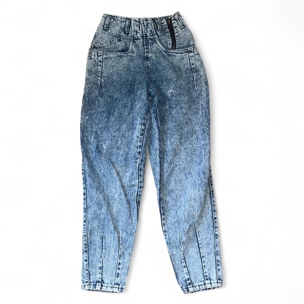 Vintage 1990s Paris Sport Club Universal High Waisted Tapered Jeans